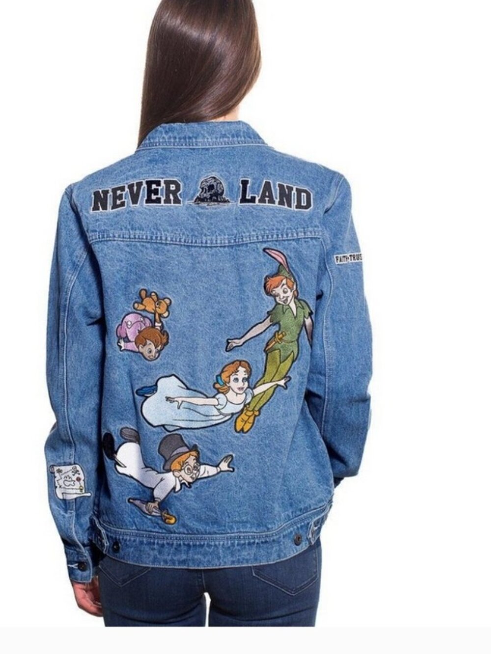 Cakeworthy Disney Peter Pan Patch Denim Jean Jacket